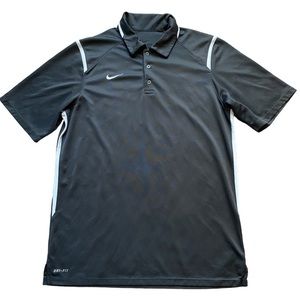 Men’s Nike Dri-Fit Charcoal Gray Polo
